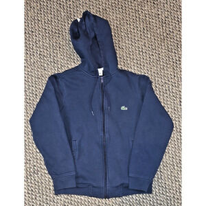 Lacoste Navy Full-Zip Hoodie
